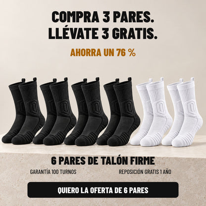 Compra 3 pares y llévate 3 gratis de Talón Firme
